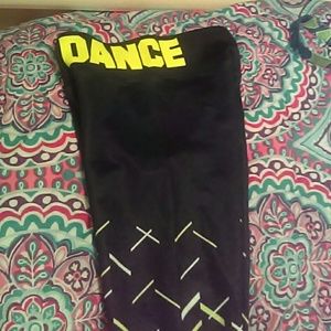 Justice Dance leggings yoga pants size 10